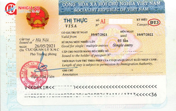 Visa Việt Nam 1 năm nhiều lần