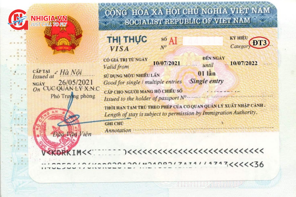 Visa Việt Nam 1 năm nhiều lần