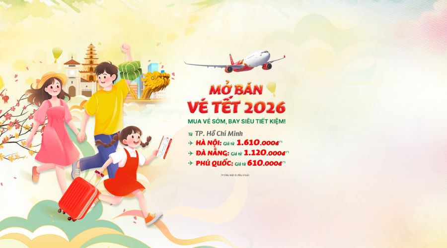 Mức giá vé máy bay tết 2026 cao ngất ngưỡng